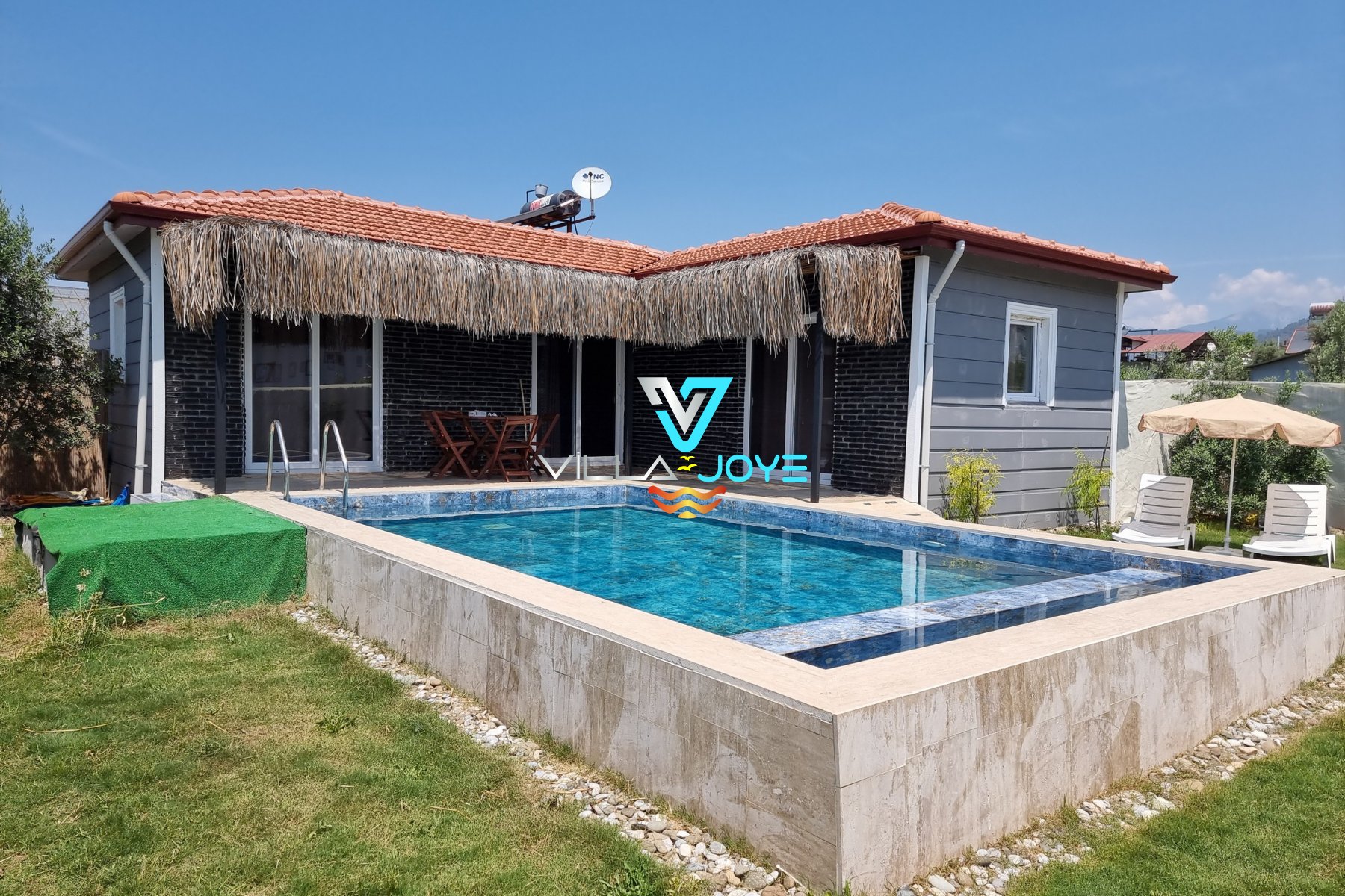 Muğla, Fethiye'de 2 Odalı, 2 Banyolu, 4 Kişiye Kadar Konaklamalı, Kiralık Villa - No: 265