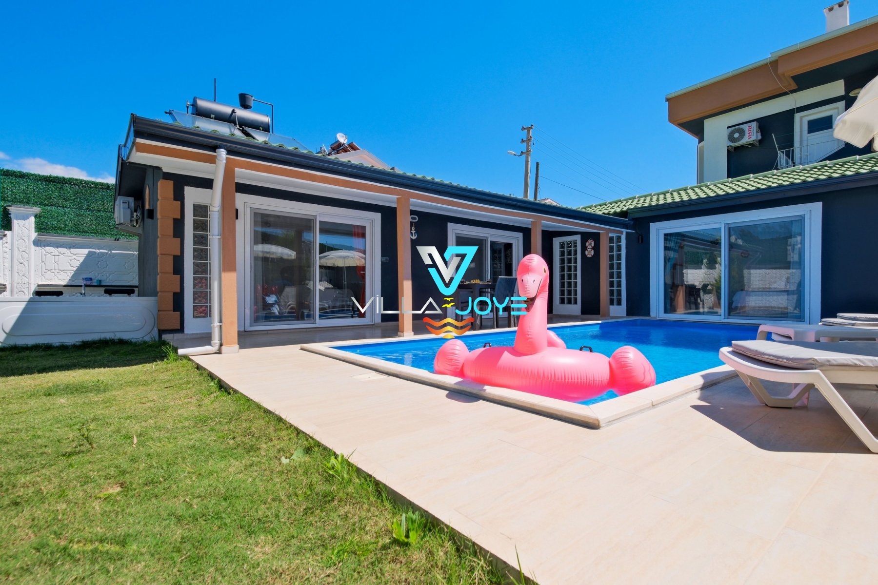Muğla, Fethiye'de 2 Odalı, 1 Banyolu, 4 Kişiye Kadar Konaklamalı, Kiralık Villa - No: 267