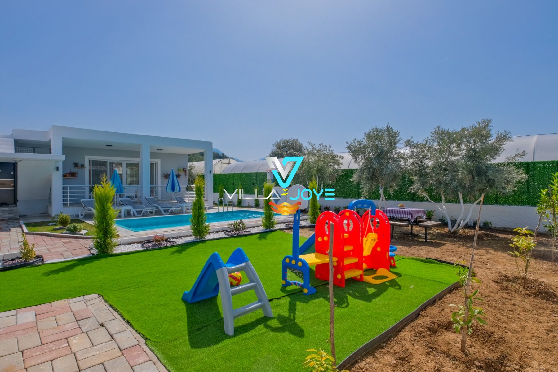 Muğla, Fethiye'de 3 Odalı, 2 Banyolu, 6 Kişiye Kadar Konaklamalı, Kiralık Villa - No: 275
