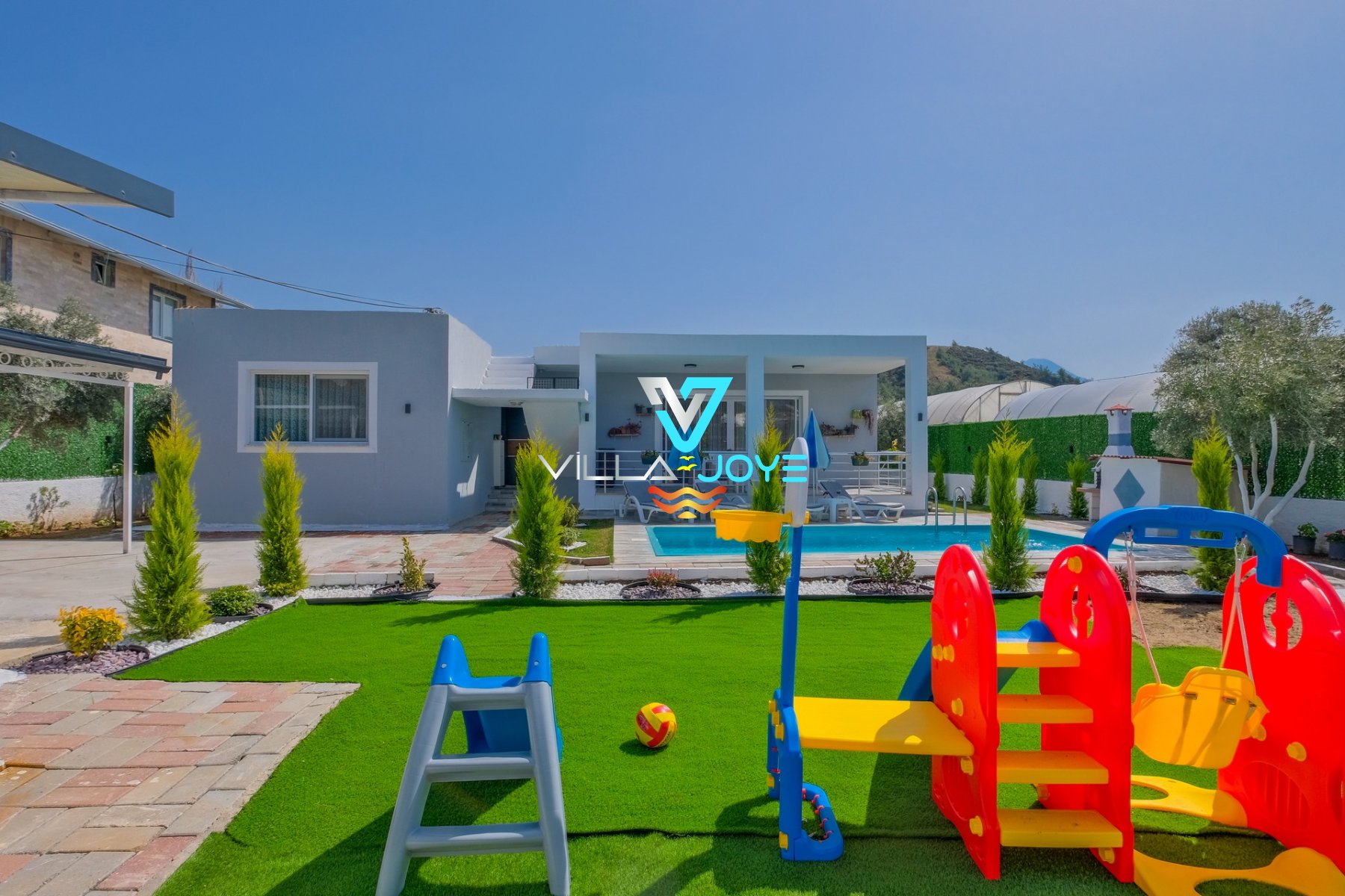 Muğla, Fethiye'de 3 Odalı, 2 Banyolu, 6 Kişiye Kadar Konaklamalı, Kiralık Villa - No: 275