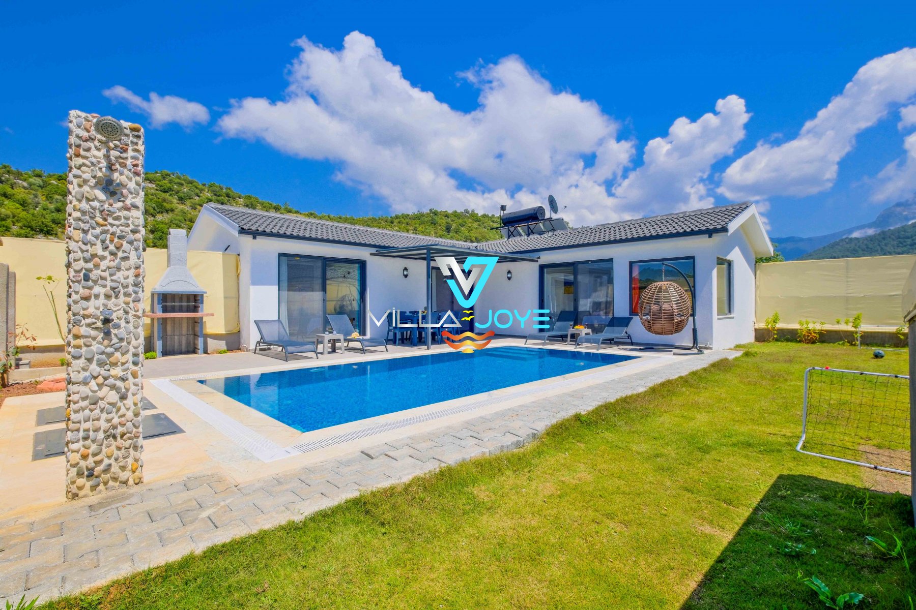 Muğla, Fethiye'de 2 Odalı, 2 Banyolu, 4 Kişiye Kadar Konaklamalı, Kiralık Villa - No: 278-1