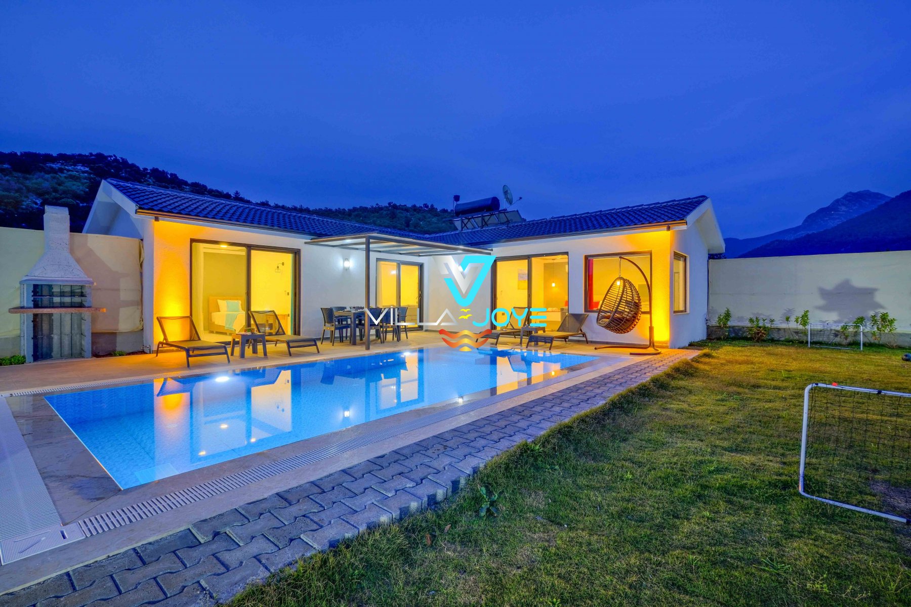 Muğla, Fethiye'de 2 Odalı, 2 Banyolu, 4 Kişiye Kadar Konaklamalı, Kiralık Villa - No: 278-2