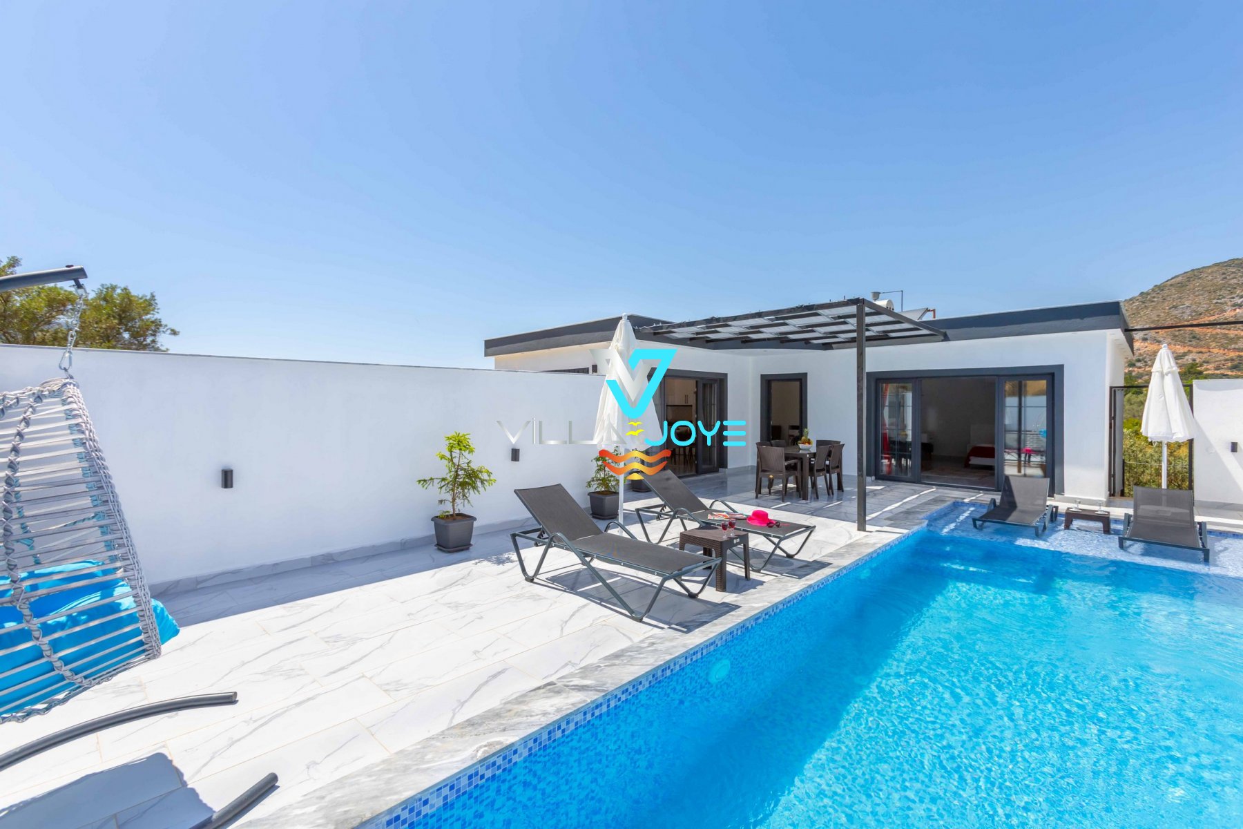 Antalya, Kalkan'da 2 Odalı, 2 Banyolu, 4 Kişiye Kadar Konaklamalı, Kiralık Villa - No: 282