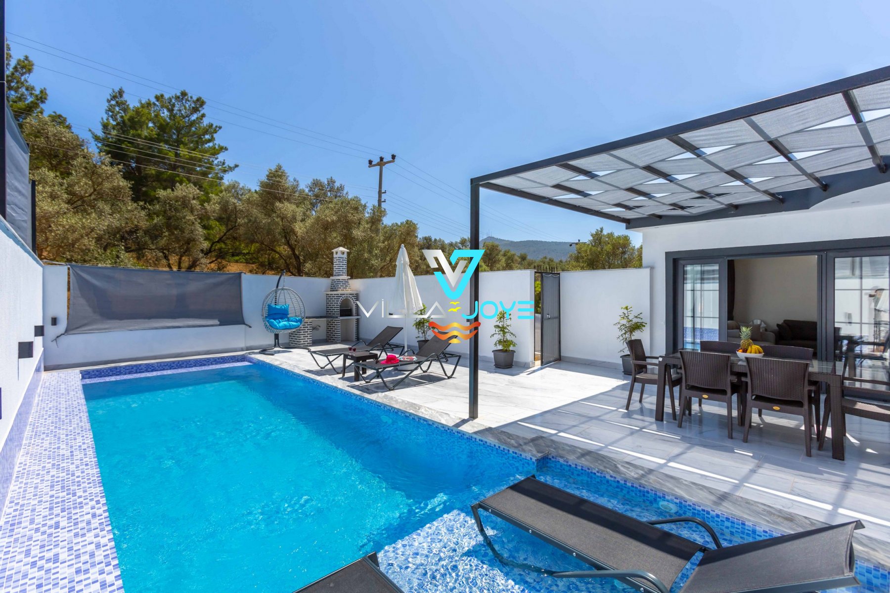 Antalya, Kalkan'da 2 Odalı, 2 Banyolu, 4 Kişiye Kadar Konaklamalı, Kiralık Villa - No: 282