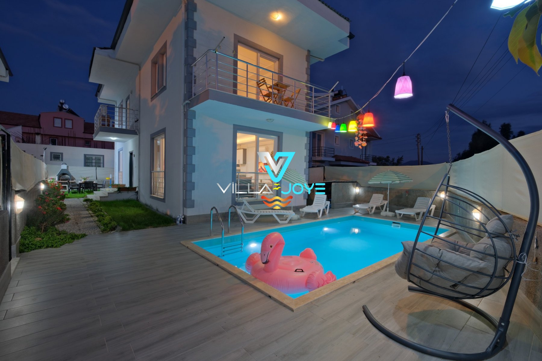 Muğla, Fethiye'de 3 Odalı, 3 Banyolu, 6 Kişiye Kadar Konaklamalı, Kiralık Villa - No: 290-2