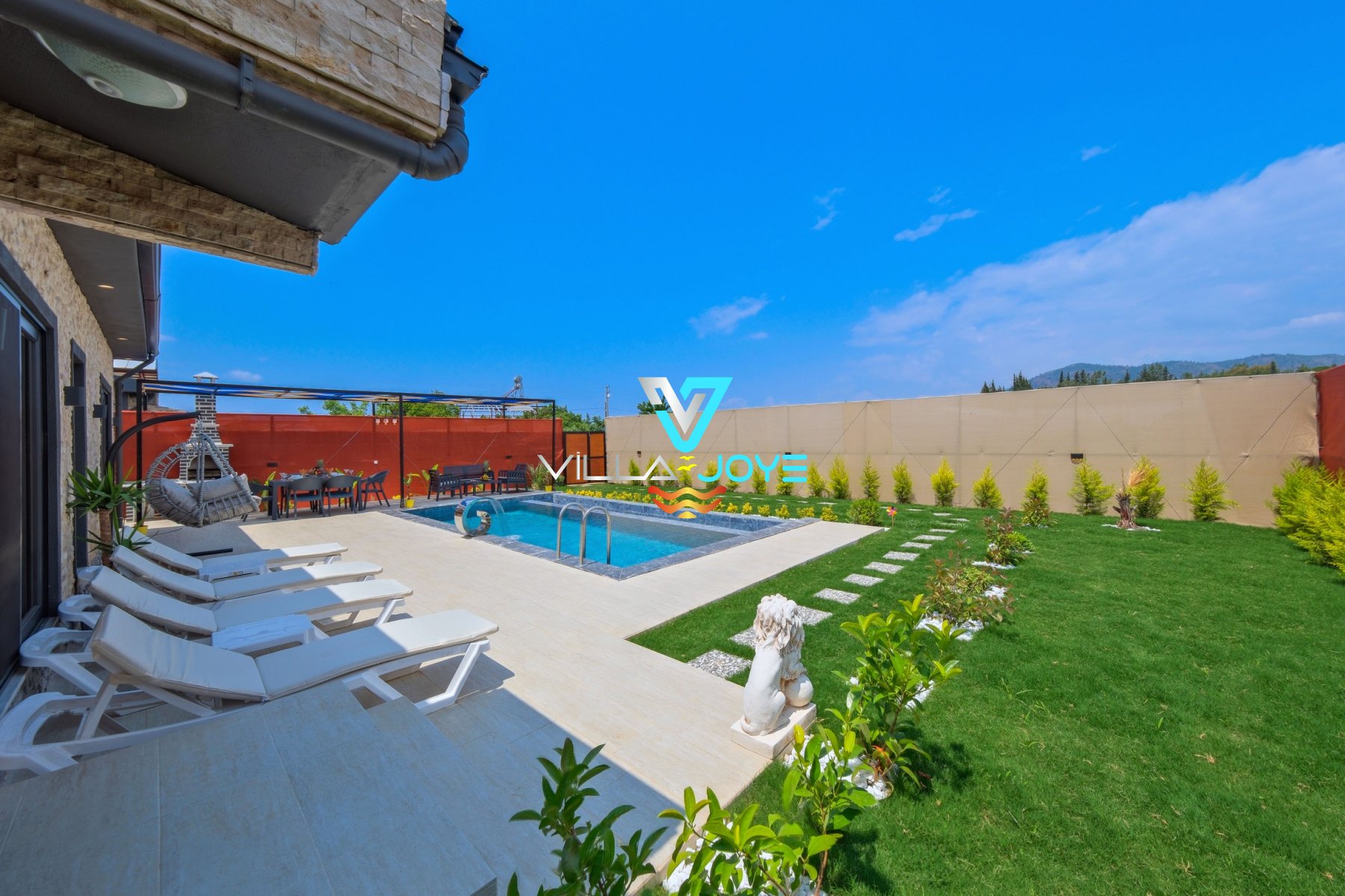 Muğla, Fethiye'de, 2 Odalı, 2 Banyolu, 4 Kişiye Kadar Konaklamalı Kiralık Villa - No: 292-2