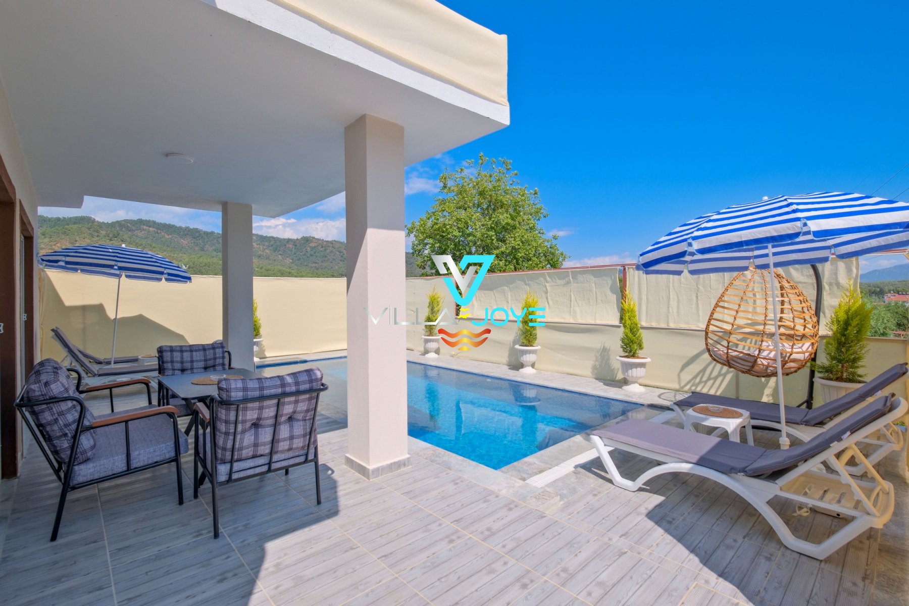 Muğla, Fethiye'de, 2 Odalı, 2 Banyolu, 4 Kişiye Kadar Konaklamalı Kiralık Villa - No: 294