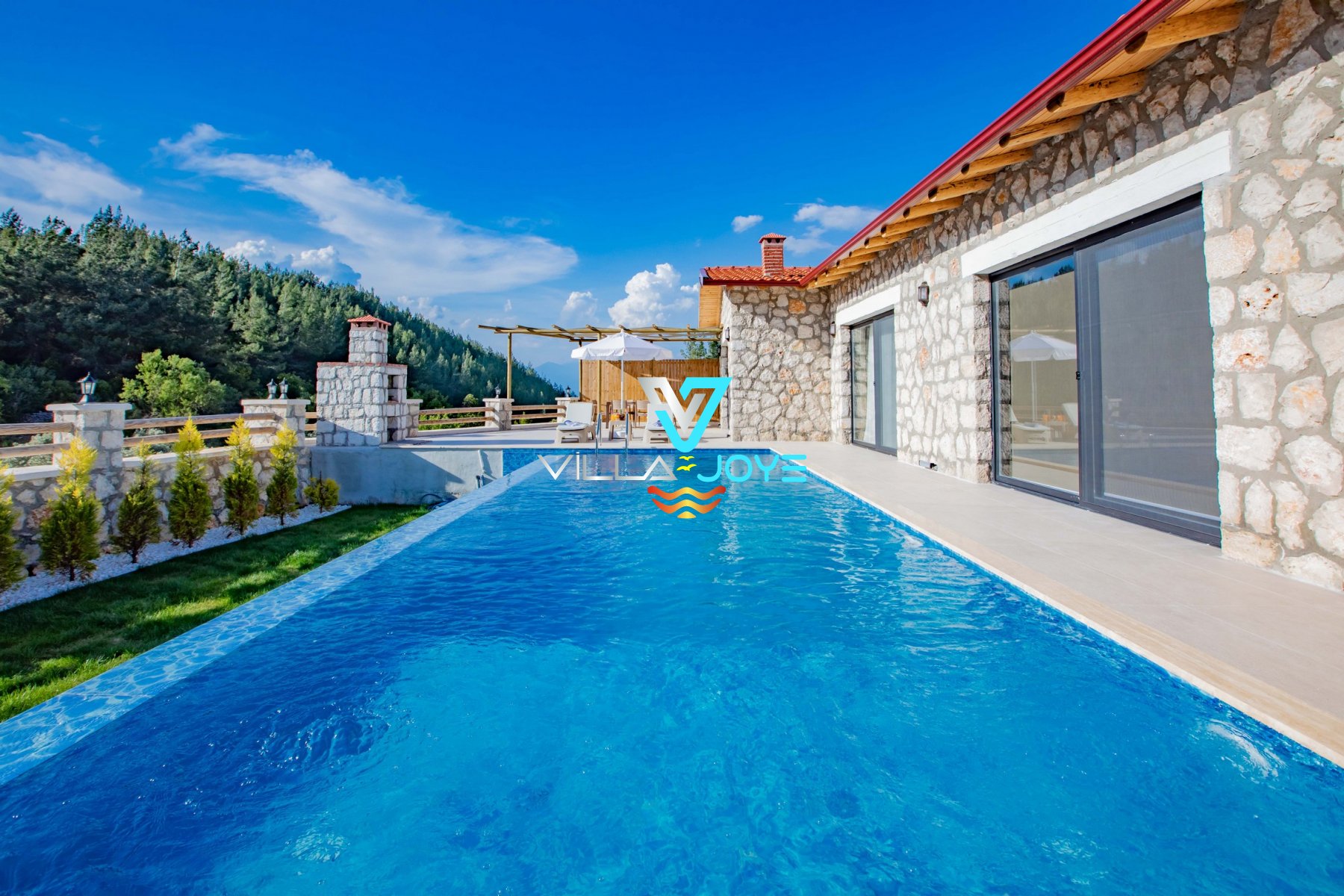 Antalya, Kaş'ta, 1 Odalı, 1 Banyolu, 2 Kişiye Kadar Konaklamalı Kiralık Villa - No: 298-4