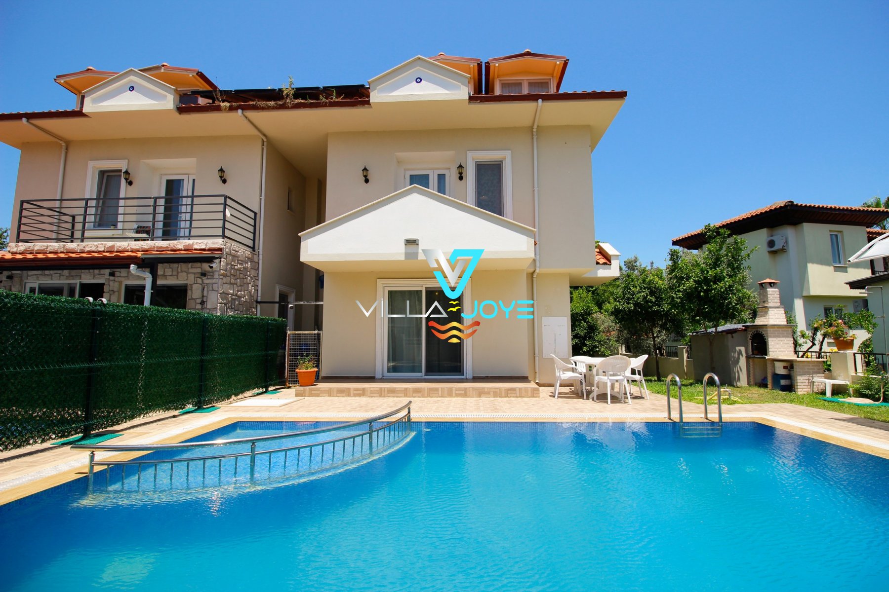 Muğla, Dalyan'da, 3 Odalı, 4 Banyolu, 6 Kişiye Kadar Konaklamalı Kiralık Villa - No: 301