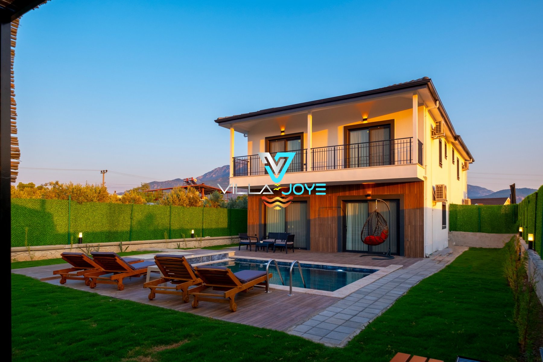 Muğla, Fethiye'de, 2 Odalı, 2 Banyolu, 4 Kişiye Kadar Konaklamalı Kiralık Villa - No: 309-2
