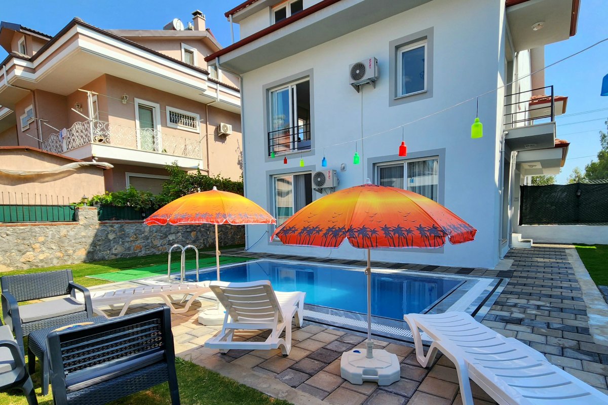 Muğla, Fethiye'de 2 Odalı, 2 Banyolu 4 Kişiye Kadar Konaklamalı Kiralık Tatil Evi - No: 316