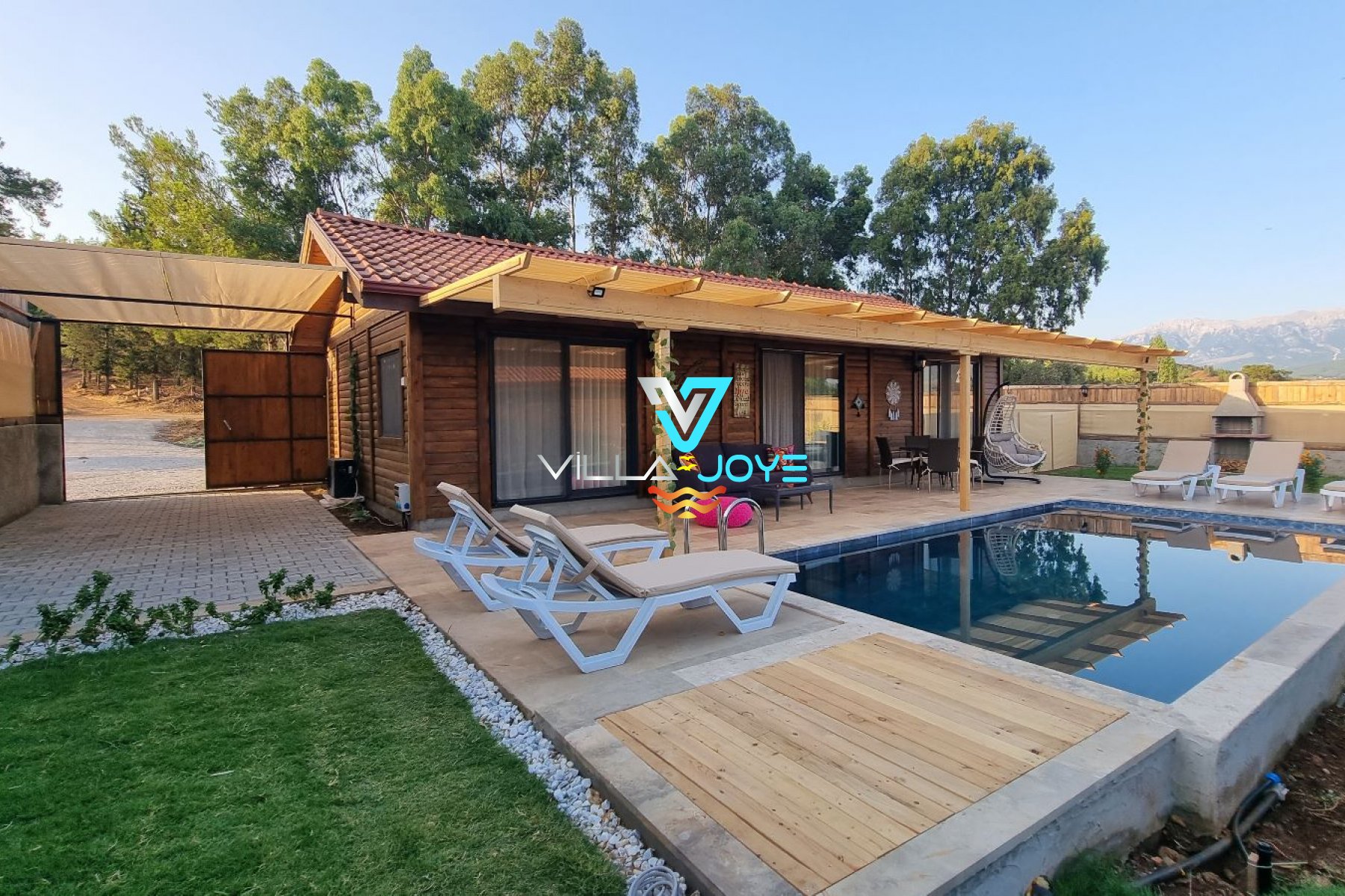 Muğla, Seydikemer'de, 2 Odalı, 2 Banyolu, 4 Kişiye Kadar Konaklamalı Kiralık Tatil Evi - No: 317