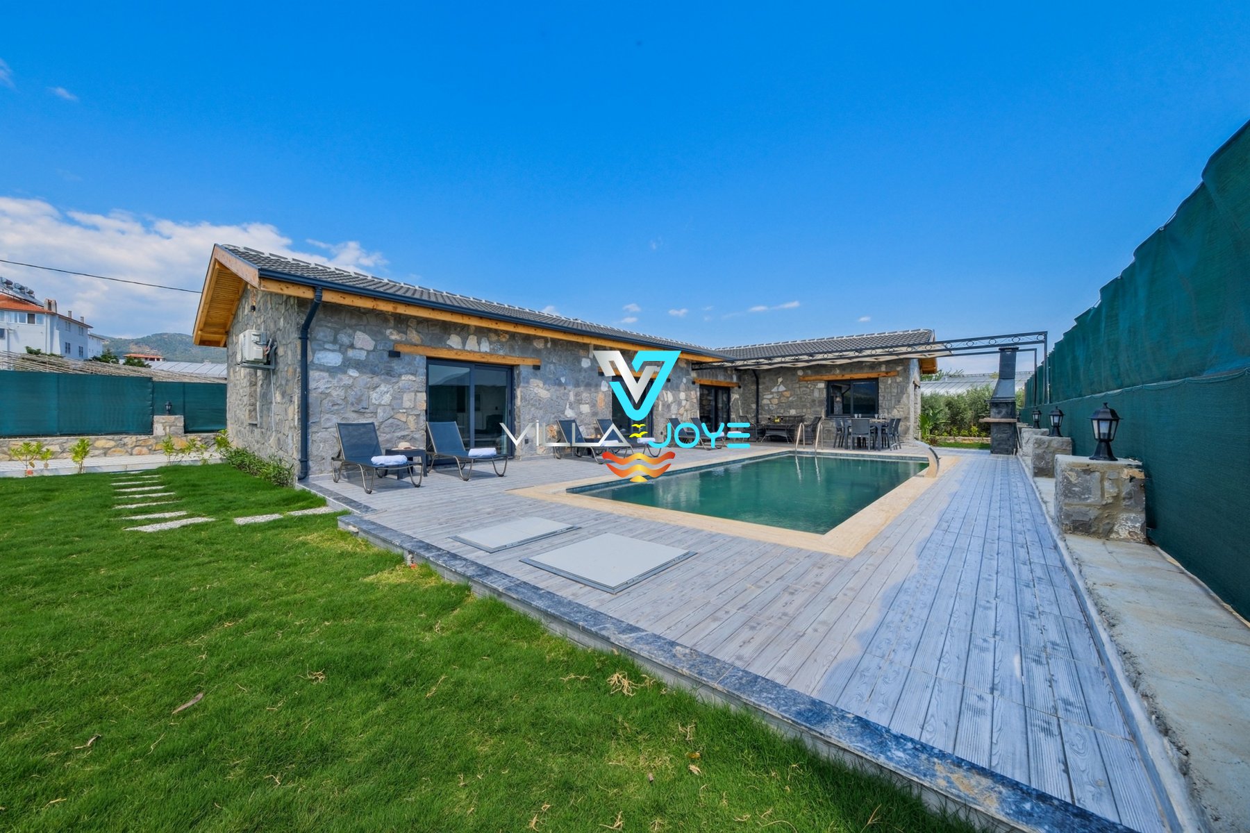 Muğla, Fethiye'de 3 Odalı, 3 Banyolu, 6 Kişiye Kadar Konaklamalı, Kiralık Tatil Evi - No: 322