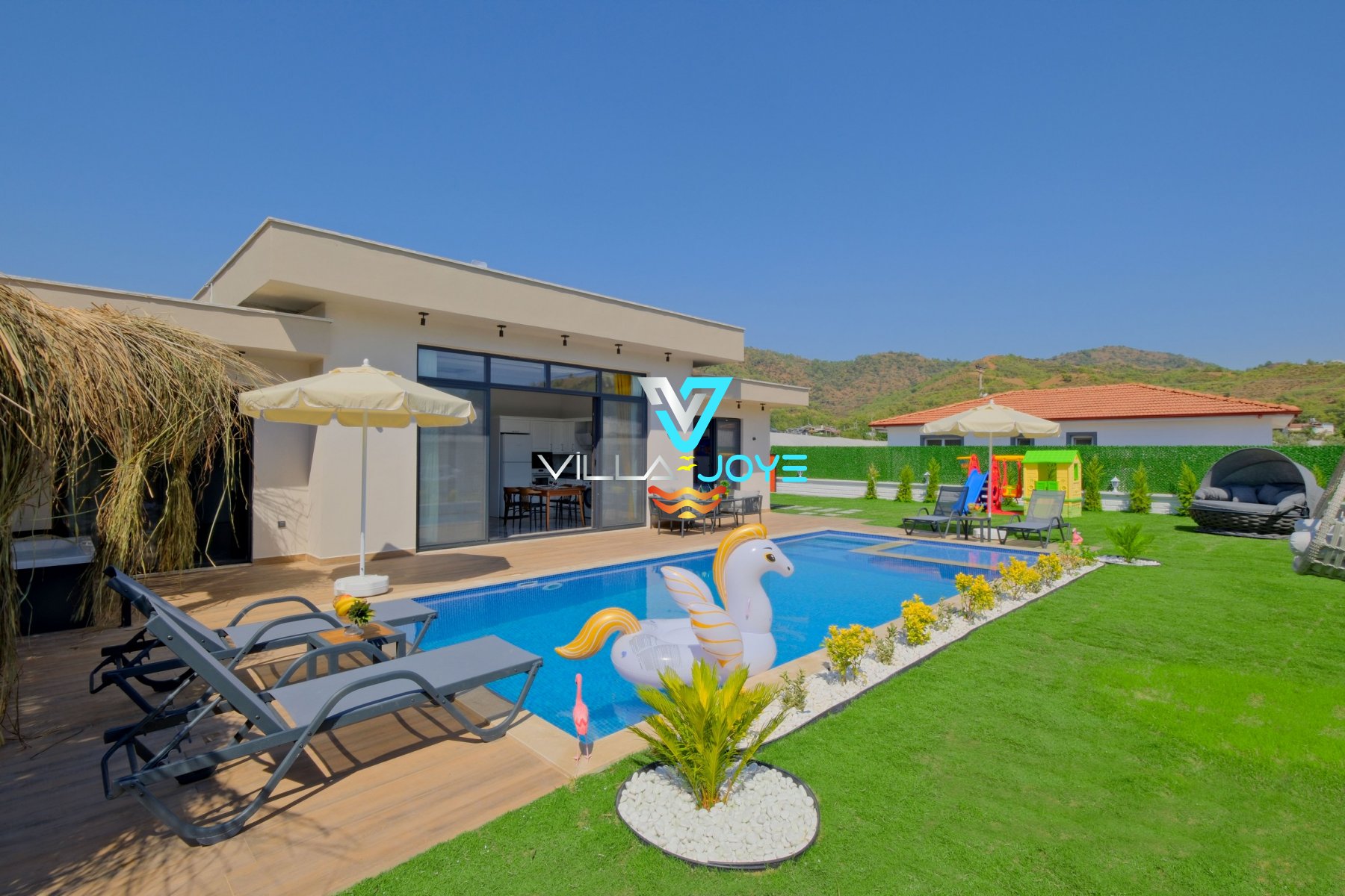 Muğla, Fethiye'de 2 Odalı, 2 Banyolu, 4 Kişiye Kadar Konaklamalı, Kiralık Tatil Evi - No: 323