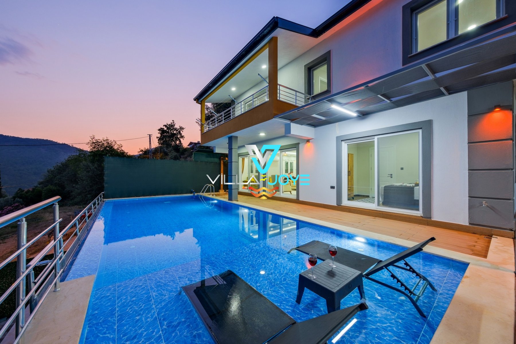 Muğla, Fethiye'de 3 Odalı, 3 Banyolu, 6 Kişiye Kadar Konaklamalı, Kiralık Tatil Evi - No: 324