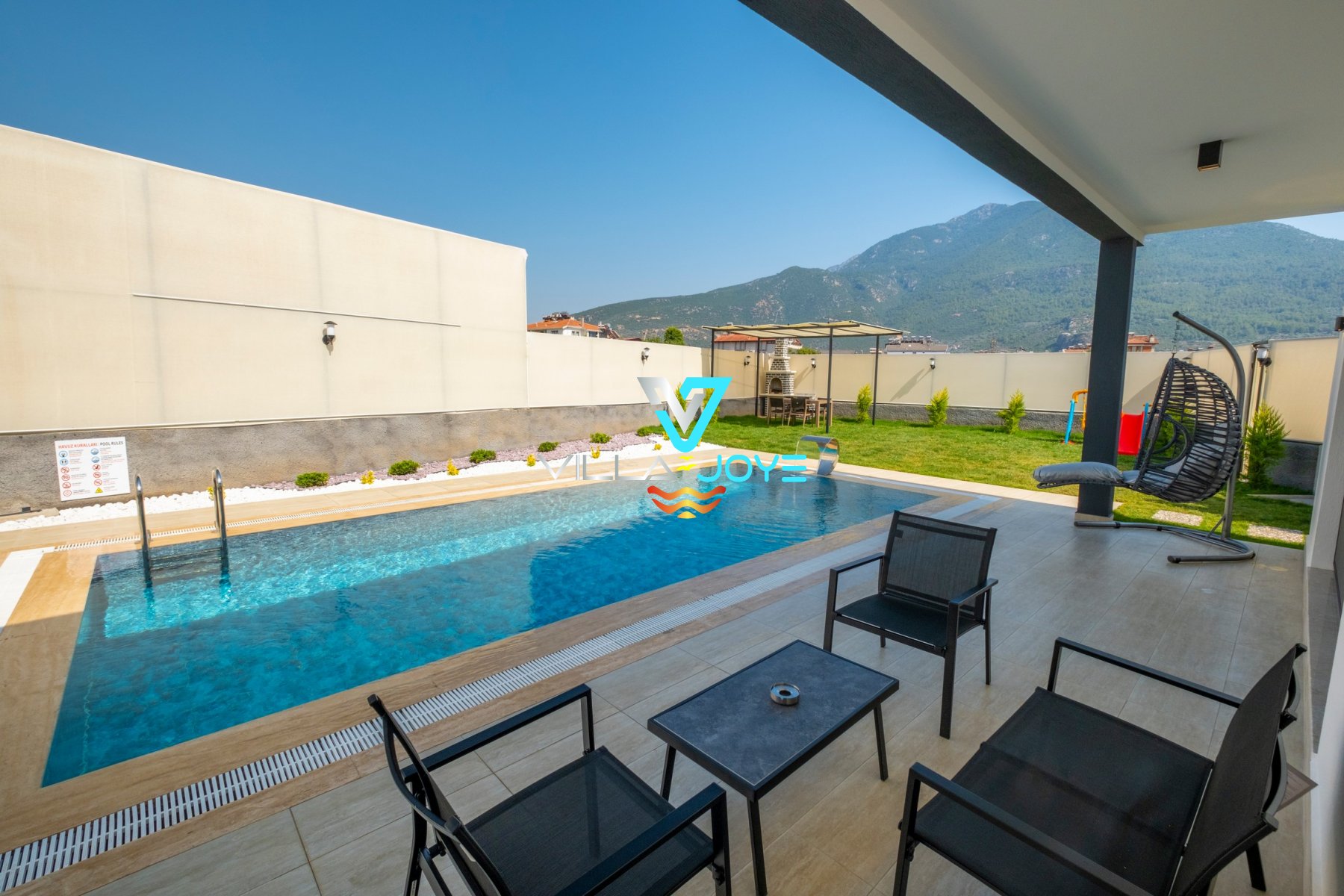 Muğla, Fethiye'de 2 Odalı, 2 Banyolu, 4 Kişiye Kadar Konaklamalı, Kiralık Tatil Evi - No: 325