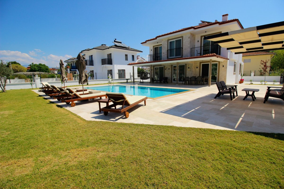 Muğla, Dalyan'da 4 Odalı, 4 Banyolu, 9 Kişiye Kadar Konaklamalı, Kiralık Tatil Evi - No: 326