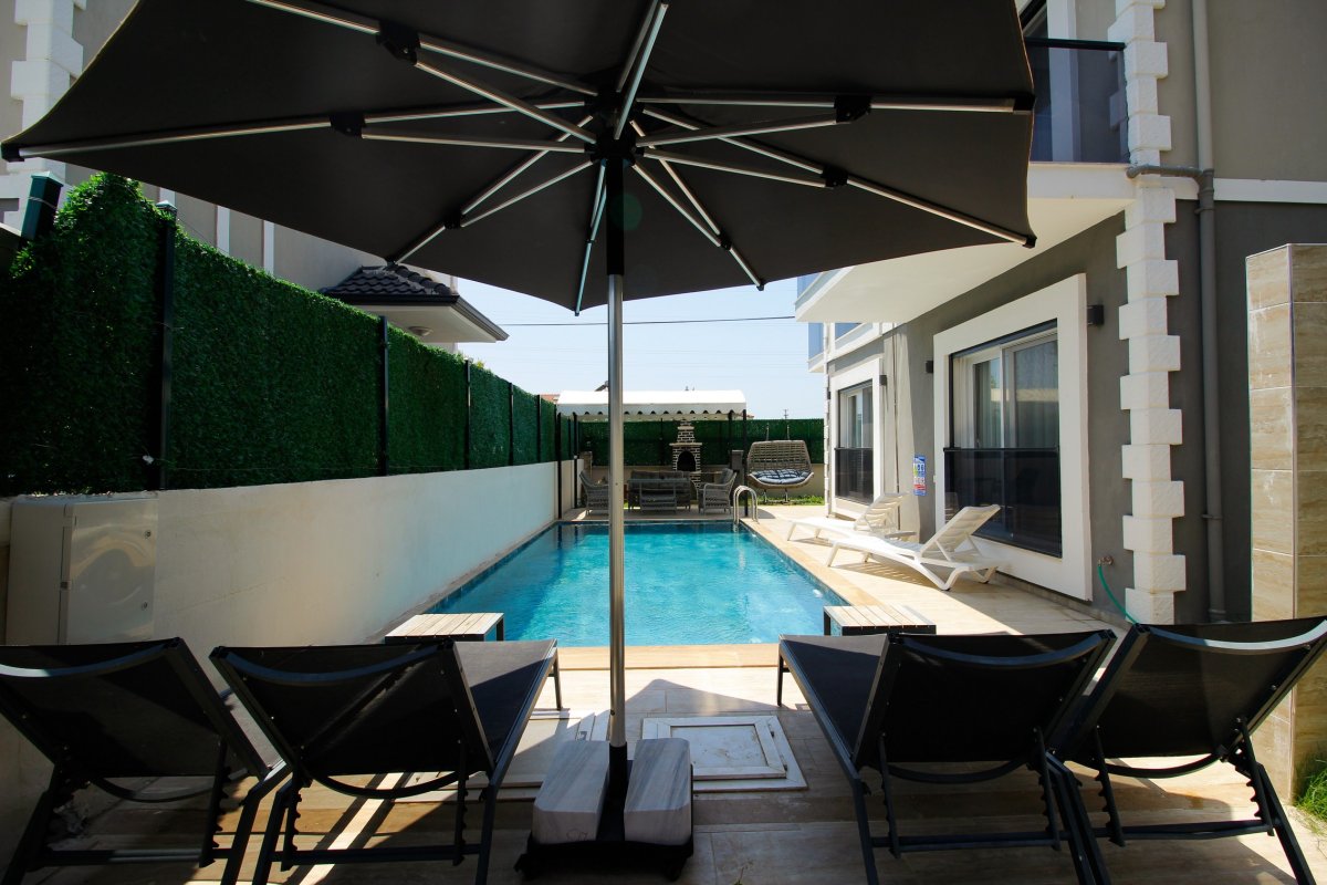 Muğla, Fethiye'de, 3 Odalı, 2 Banyolu, 6 Kişiye Kadar Konaklamalı Kiralık Tatil Evi - No: 334-1