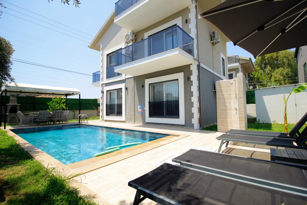 Muğla, Fethiye'de, 3 Odalı, 2 Banyolu, 6 Kişiye Kadar Konaklamalı Kiralık Tatil Evi - No: 334-2