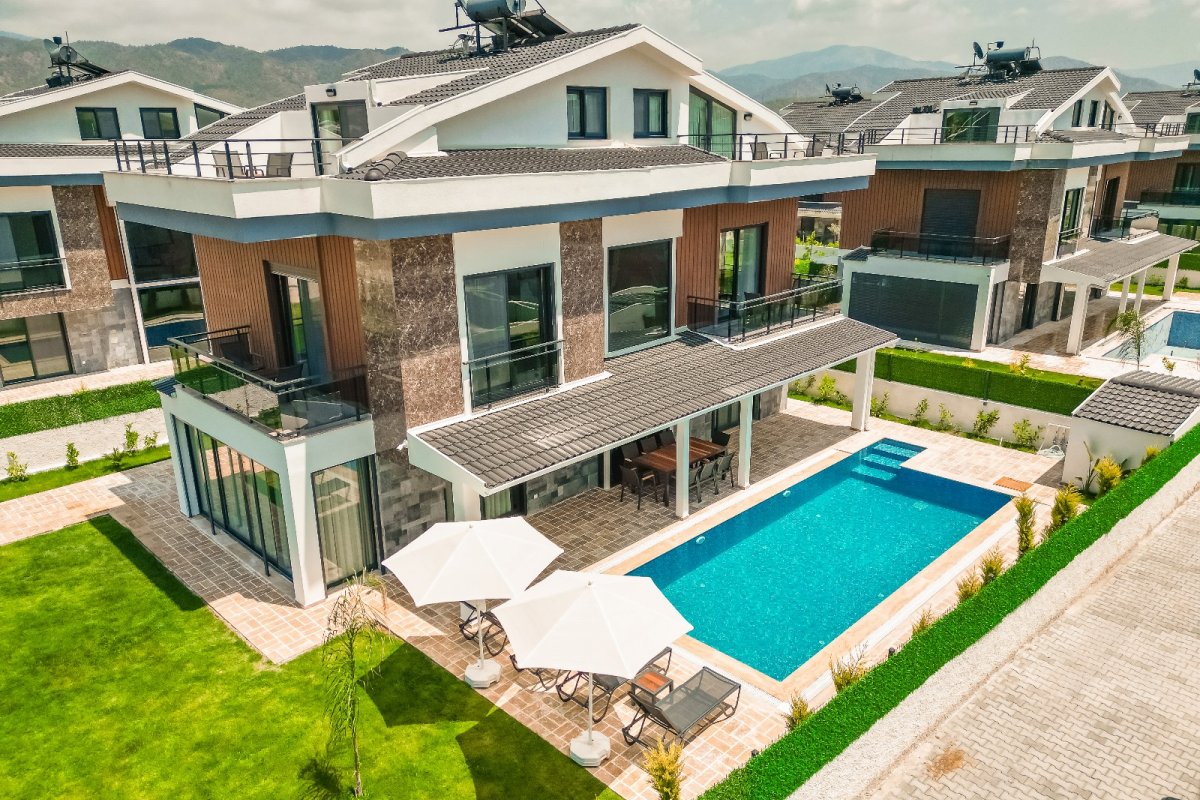 Muğla, Fethiye'de 4 Odalı, 4 Banyolu, 8 Kişiye Kadar Konaklamalı, Kiralık Tatil Evi - No: 354-11