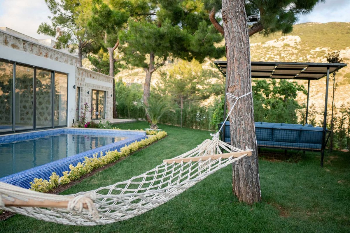 Antalya, Kalkan'da 2 Odalı, 3 Banyolu, 4 Kişiye Kadar Konaklamalı, Kiralık Tatil Evi - No: 375-1