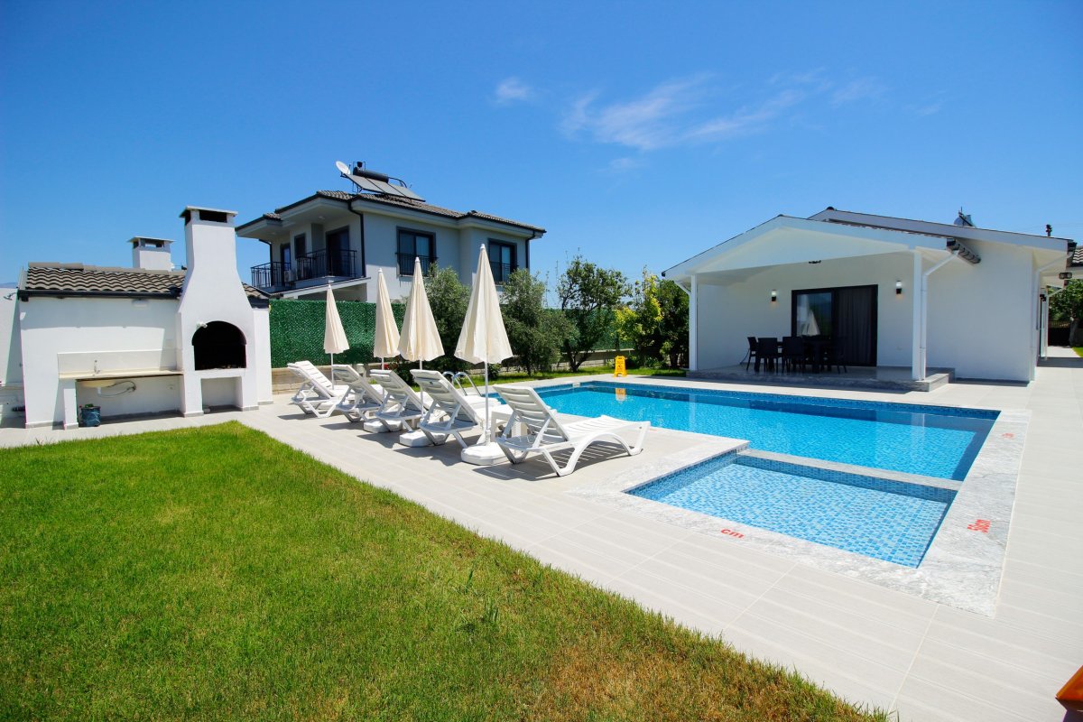 Muğla, Dalyan'da 3 Odalı, 3 Banyolu, 6 Kişiye Kadar Konaklamalı, Kiralık Tatil Evi - No: 397