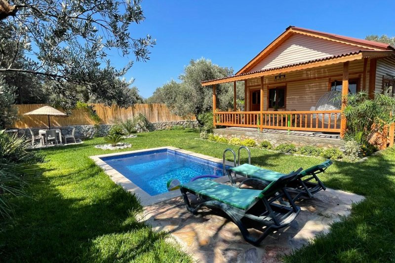 Muğla, Datça'da 2 Odalı, 1 Banyolu, 4 Kişiye Kadar Konaklamalı, Kiralık Villa - No: 53-2