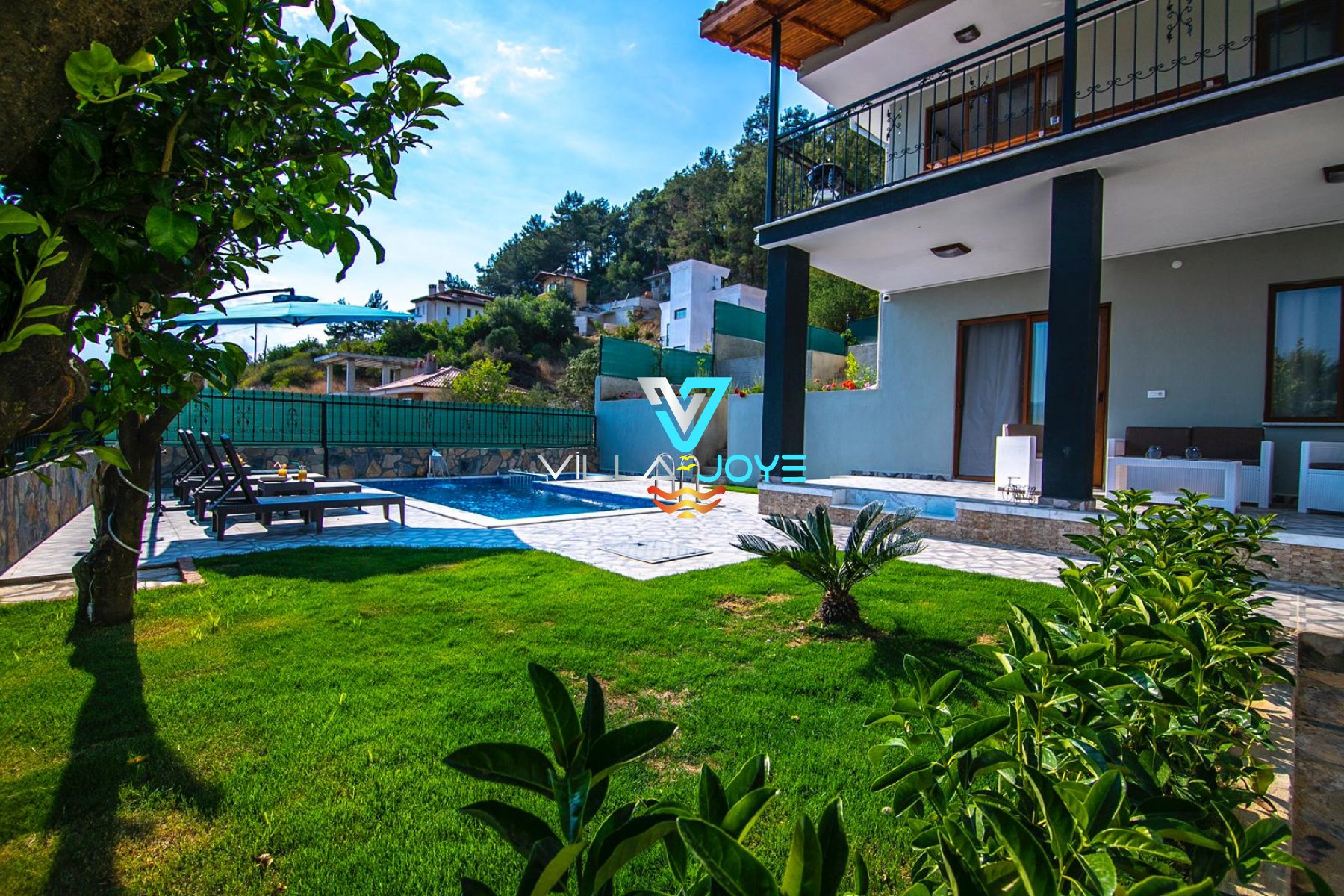Muğla, Ula'da 5 Odalı, 2 Banyolu, 8 Kişiye Kadar Konaklamalı, Kiralık Villa - No: 54