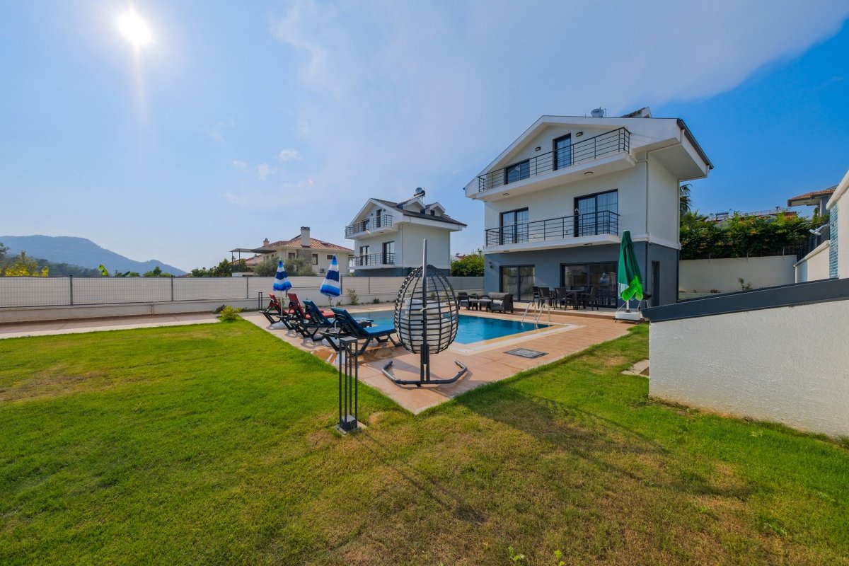 Muğla, Fethiye'de, 3 Odalı, 3 Banyolu, 6 Kişiye Kadar Konaklamalı Kiralık Tatil Evi - No: 457-2