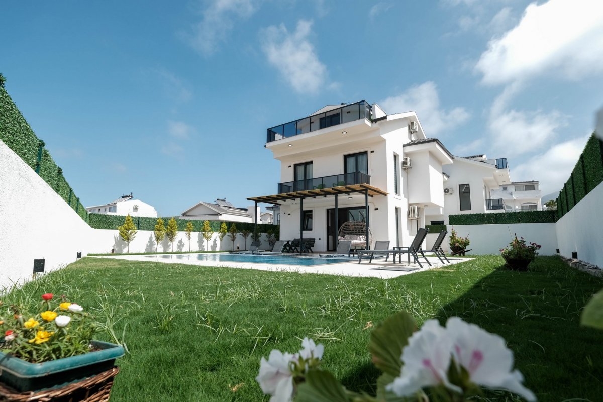 Muğla, Fethiye'de, 3 Odalı, 3 Banyolu, 6 Kişiye Kadar Konaklamalı Kiralık Tatil Evi - No: 469-2