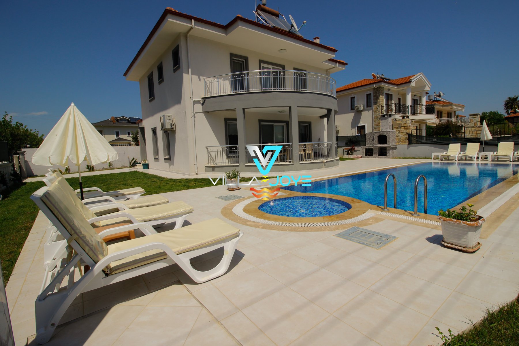 Muğla, Dalyan'da 4 Odalı, 4 Banyolu, 9 Kişiye Kadar Konaklamalı Kiralık Villa - No:58