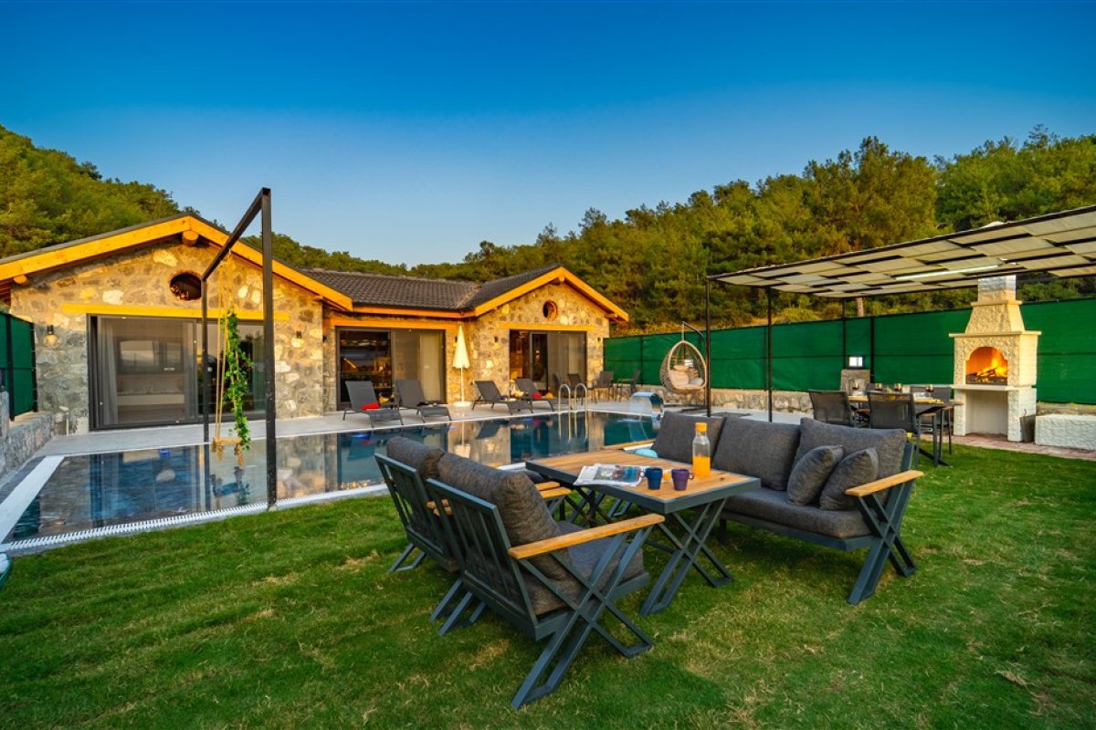 Muğla, Fethiye'de 2 Odalı, 2 Banyolu 4 Kişiye Kadar Konaklamalı Kiralık Tatil Evi - No: 543-2