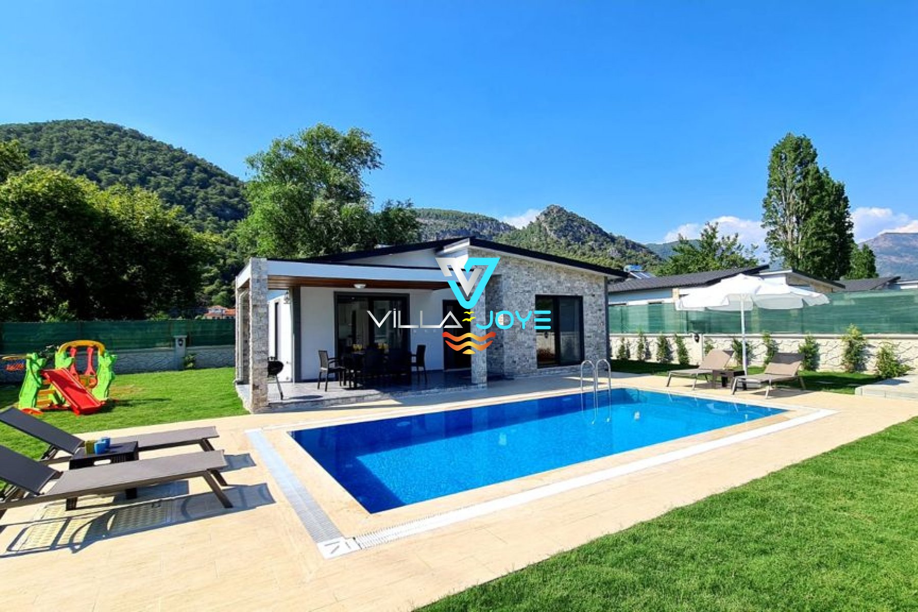 Muğla, Göcek'te 2 Odalı, 2 Banyolu, 4 Kişiye Kadar Konaklamalı, Kiralık Villa - No: 66-1