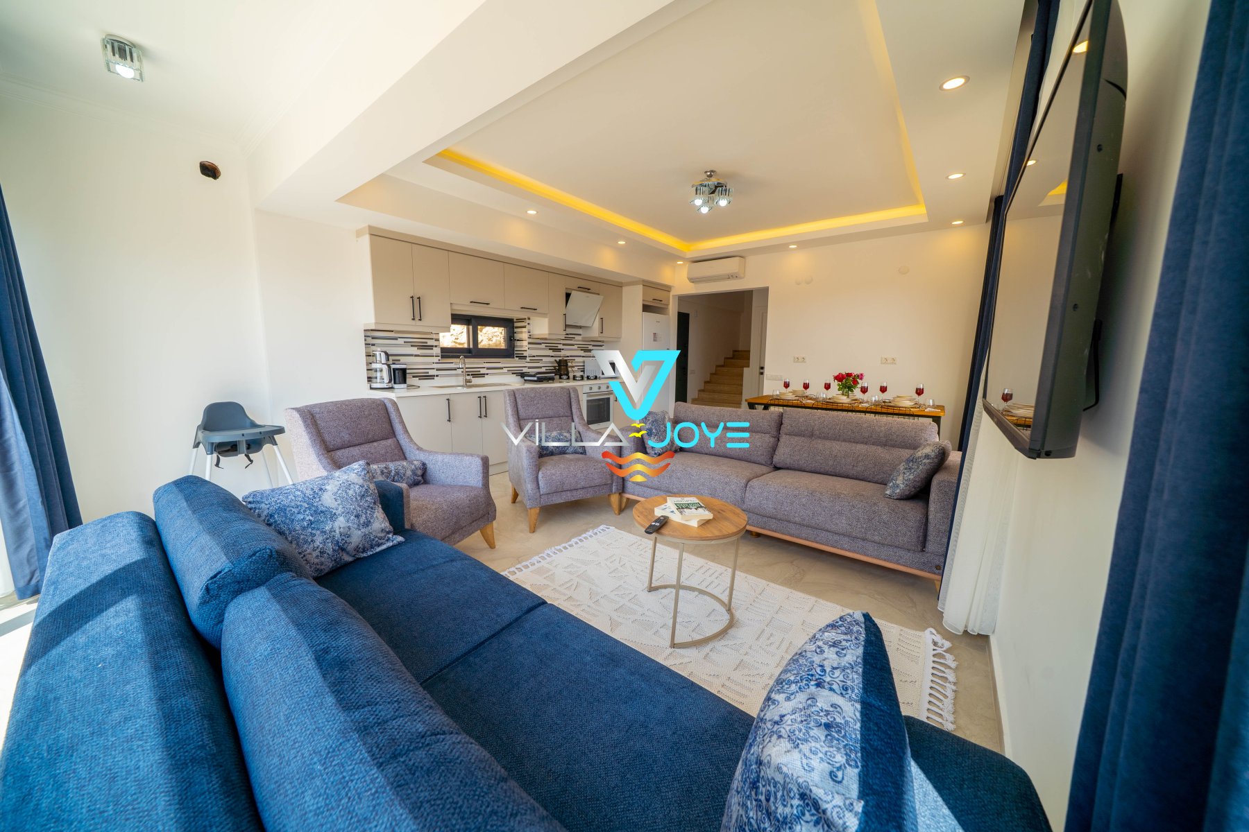 Antalya, Kaş'ta 3 Odalı, 3 Banyolu 6 Kişiye Kadar Konaklamalı Kiralık Tatil Evi - No: 569-1 Antalya, Kaş'ta 3 Odalı, 3 Banyolu 6 Kişiye Kadar Konaklamalı Kiralık Tatil Evi - No: 569-1