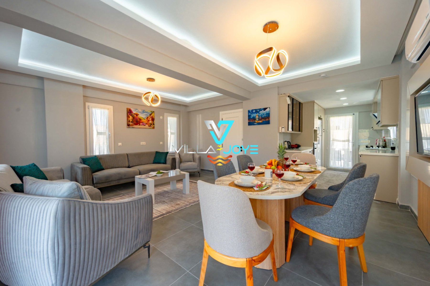 Muğla, Seydikemer'de 3 Odalı, 3 Banyolu 6 Kişiye Kadar Konaklamalı Kiralık Tatil Evi - No: 573-1 Muğla, Seydikemer'de 3 Odalı, 3 Banyolu 6 Kişiye Kadar Konaklamalı Kiralık Tatil Evi - No: 573-1