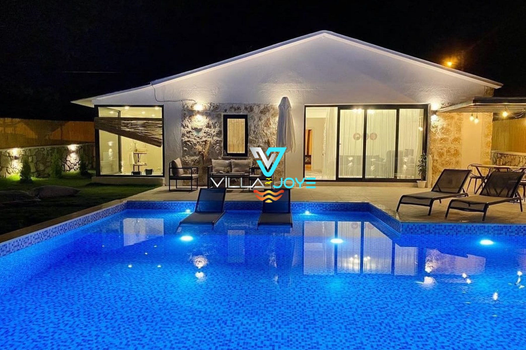 Antalya, Kaş'ta 2 Odalı, 2 Banyolu, 4 Kişiye Kadar Konaklamalı, Kiralık Villa - No: 9