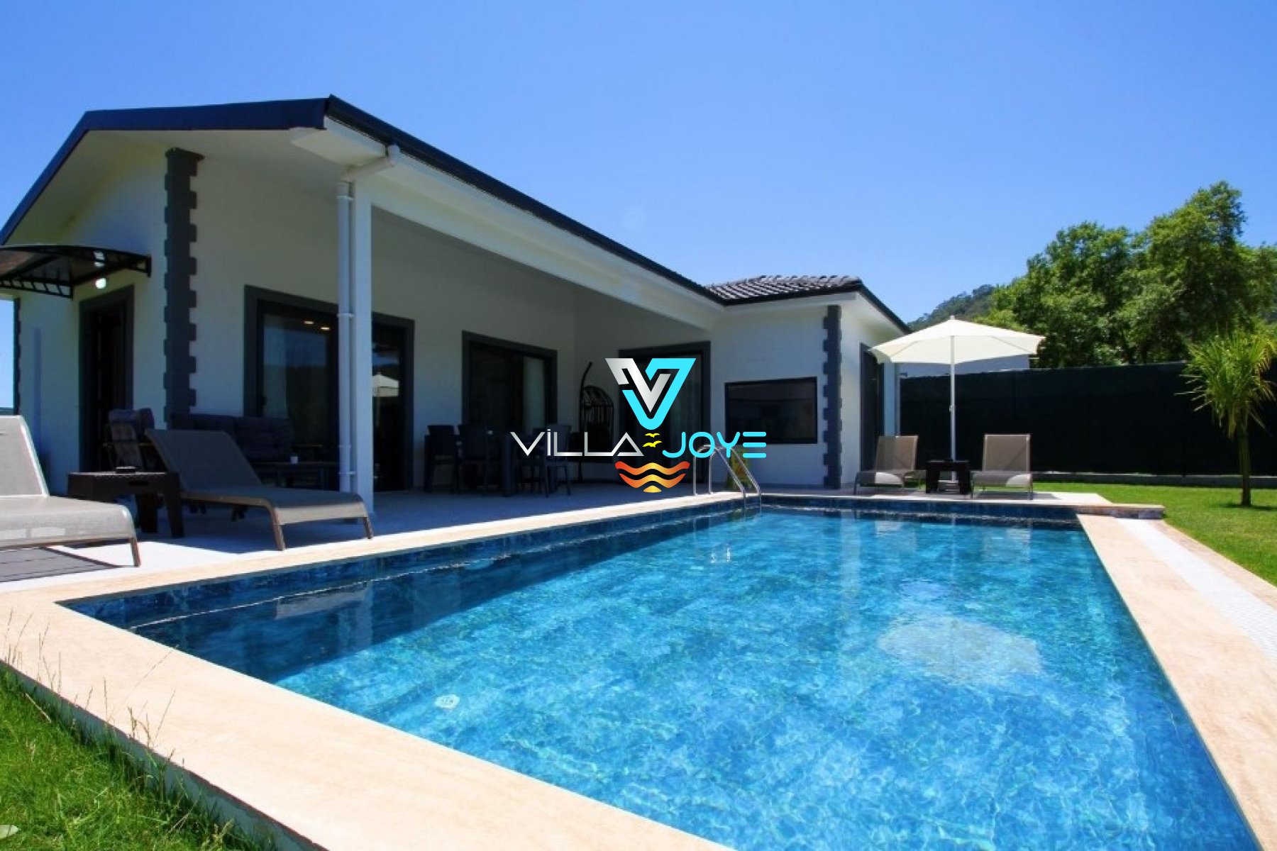 Muğla, Göcek'te 2 Odalı, 2 Banyolu, 4 Kişiye Kadar Konaklamalı Kiralık Villa - No:70-3